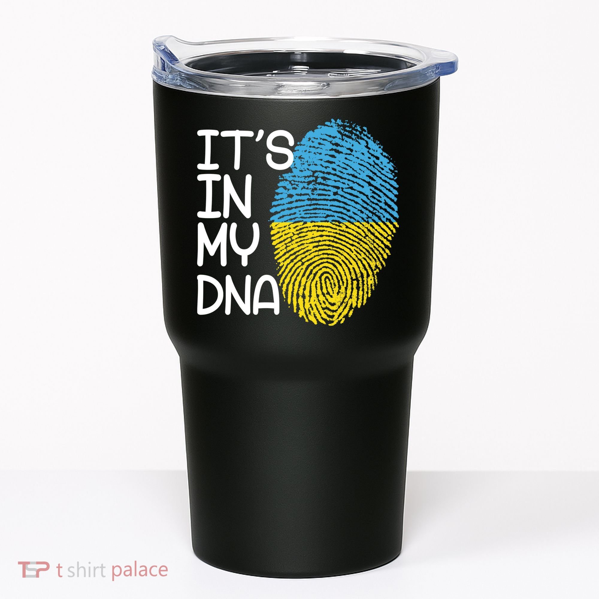 It's In My DNA Ukraine Fingerprint Tumbler
