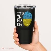 It's In My DNA Ukraine Fingerprint Tumbler thumb 2