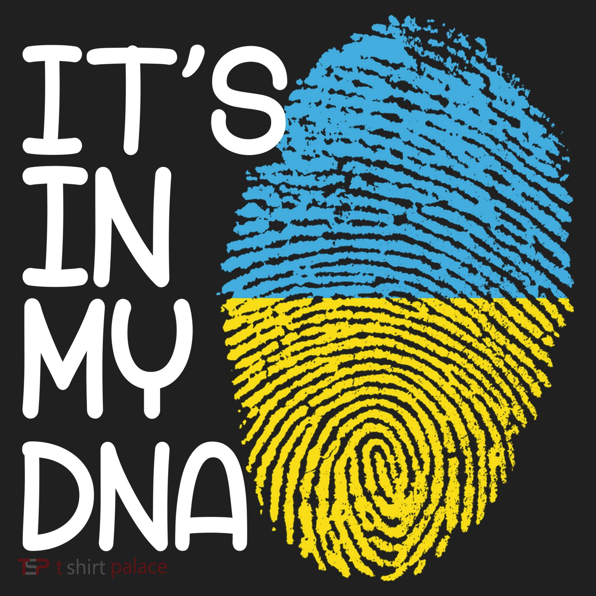 It's In My DNA Ukraine Fingerprint Tumbler