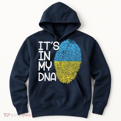 It's In My DNA Ukraine Fingerprint Hoodie