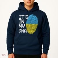 It's In My DNA Ukraine Fingerprint Hoodie thumb 2