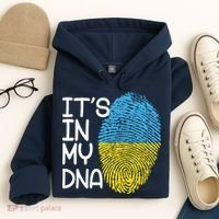 It's In My DNA Ukraine Fingerprint Hoodie thumb 4