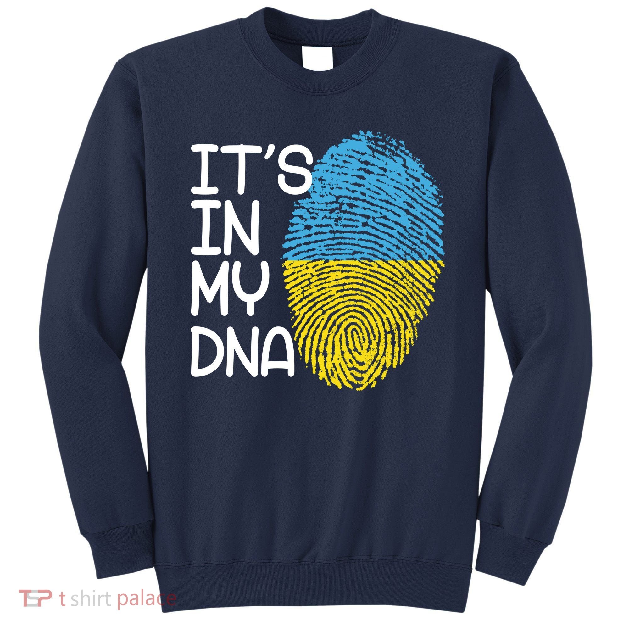 It's In My DNA Ukraine Fingerprint Sweatshirt