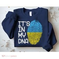 It's In My DNA Ukraine Fingerprint Sweatshirt thumb 2