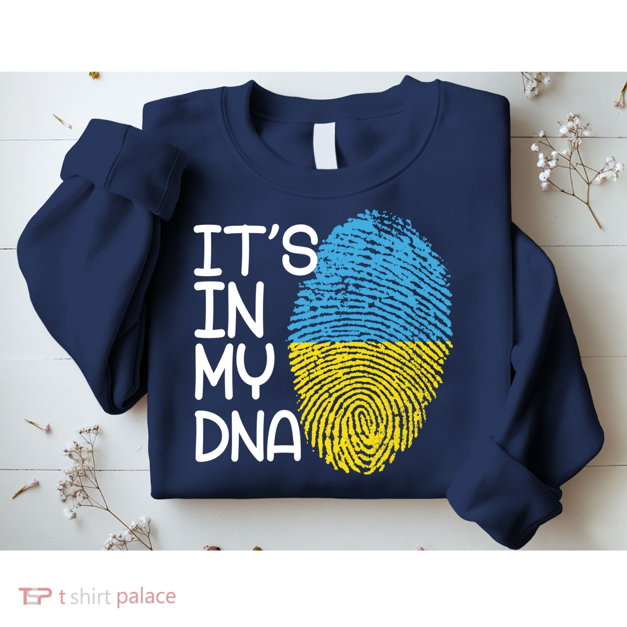 It's In My DNA Ukraine Fingerprint Sweatshirt
