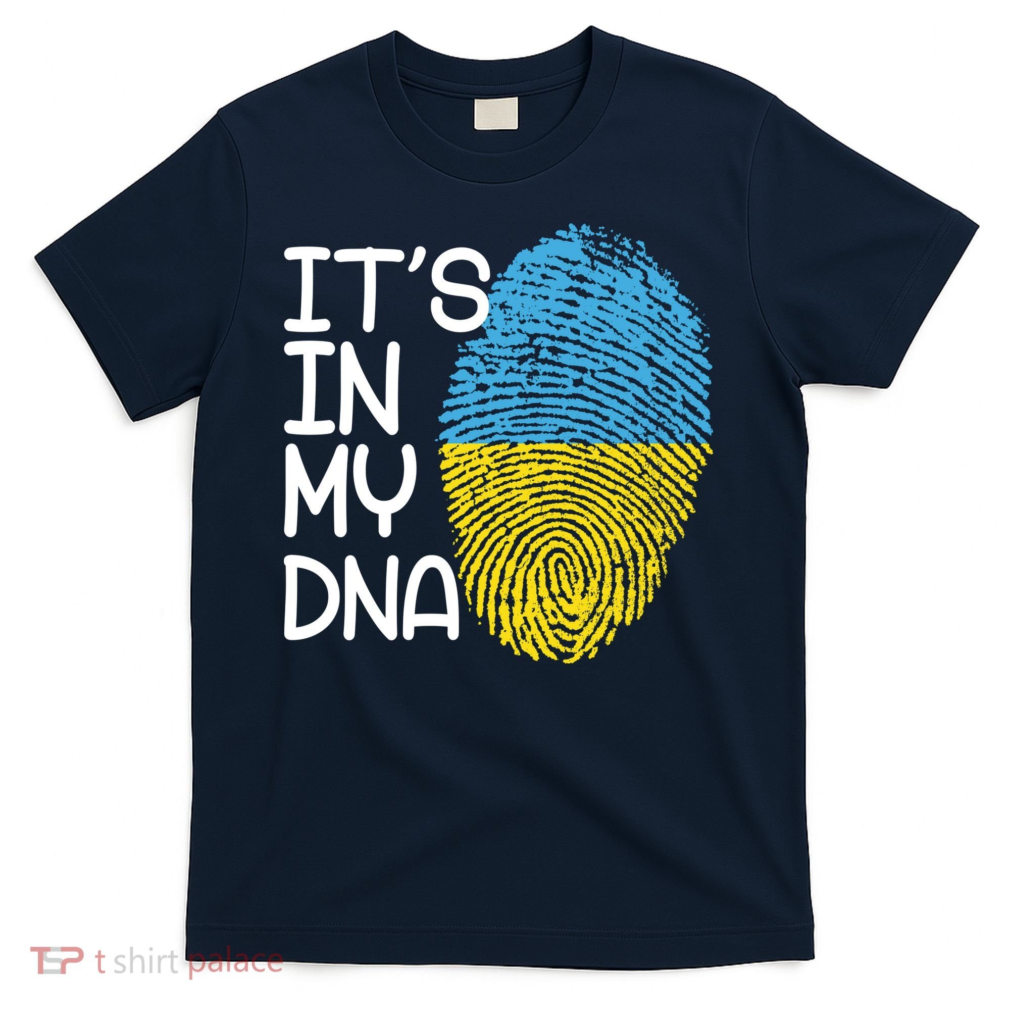 It's In My DNA Ukraine Fingerprint T-Shirt