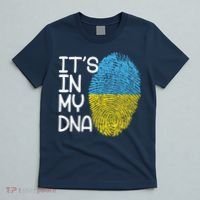 It's In My DNA Ukraine Fingerprint T-Shirt thumb 5