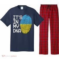 It's In My DNA Ukraine Fingerprint Pajama Set thumb 0