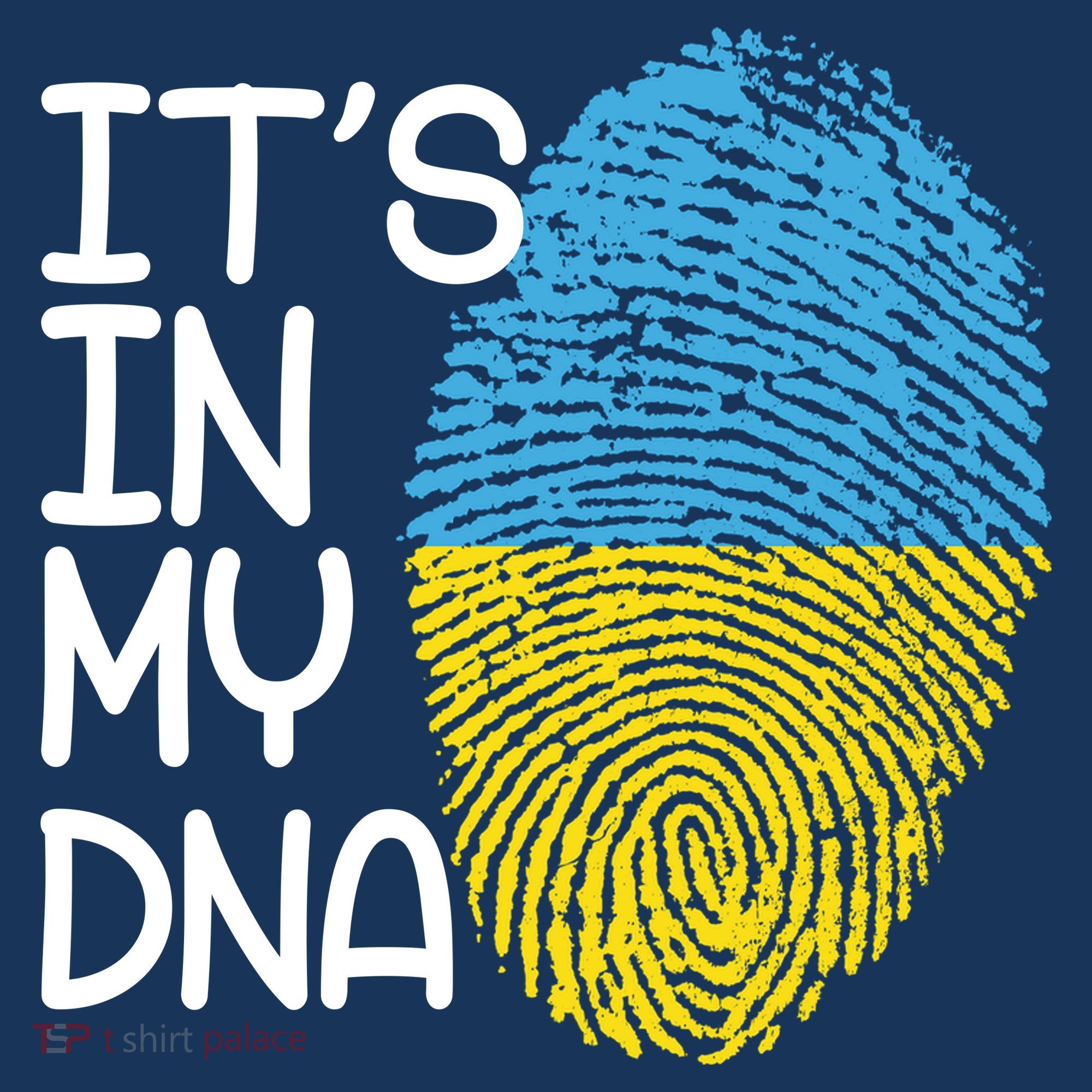 It's In My DNA Ukraine Fingerprint Women's Hoodie