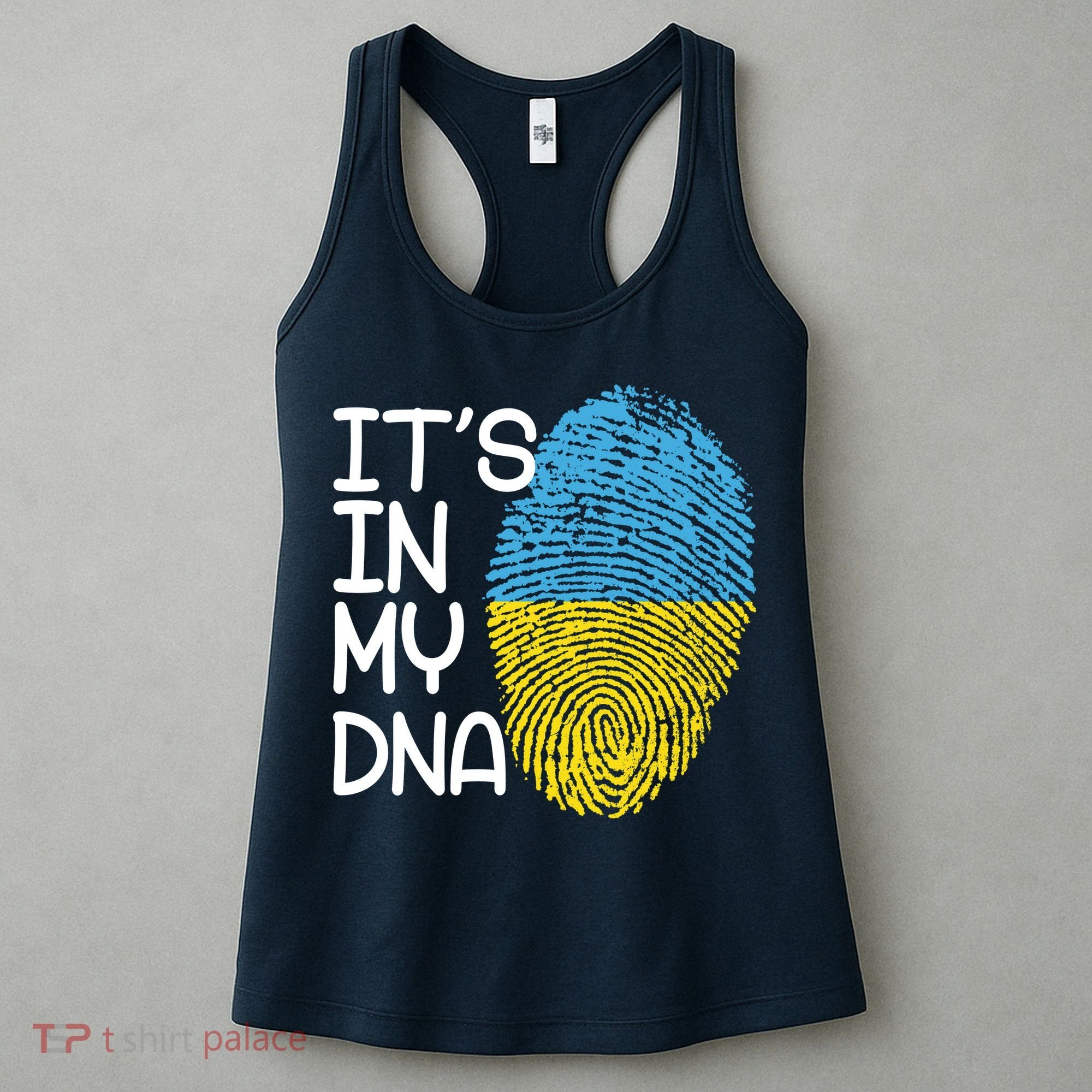 It's In My DNA Ukraine Fingerprint Women's Tank Top