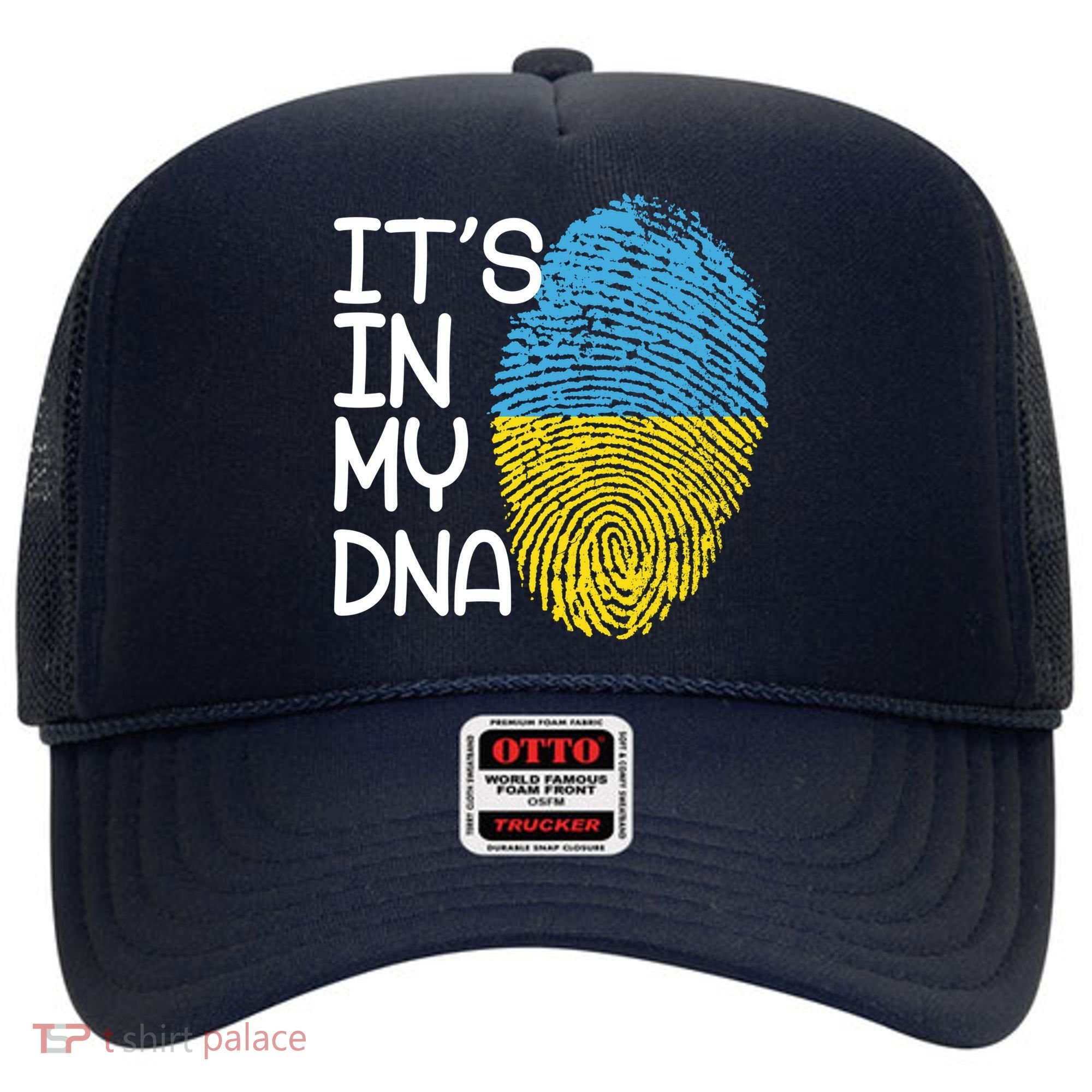 It's In My DNA Ukraine Fingerprint Hat
