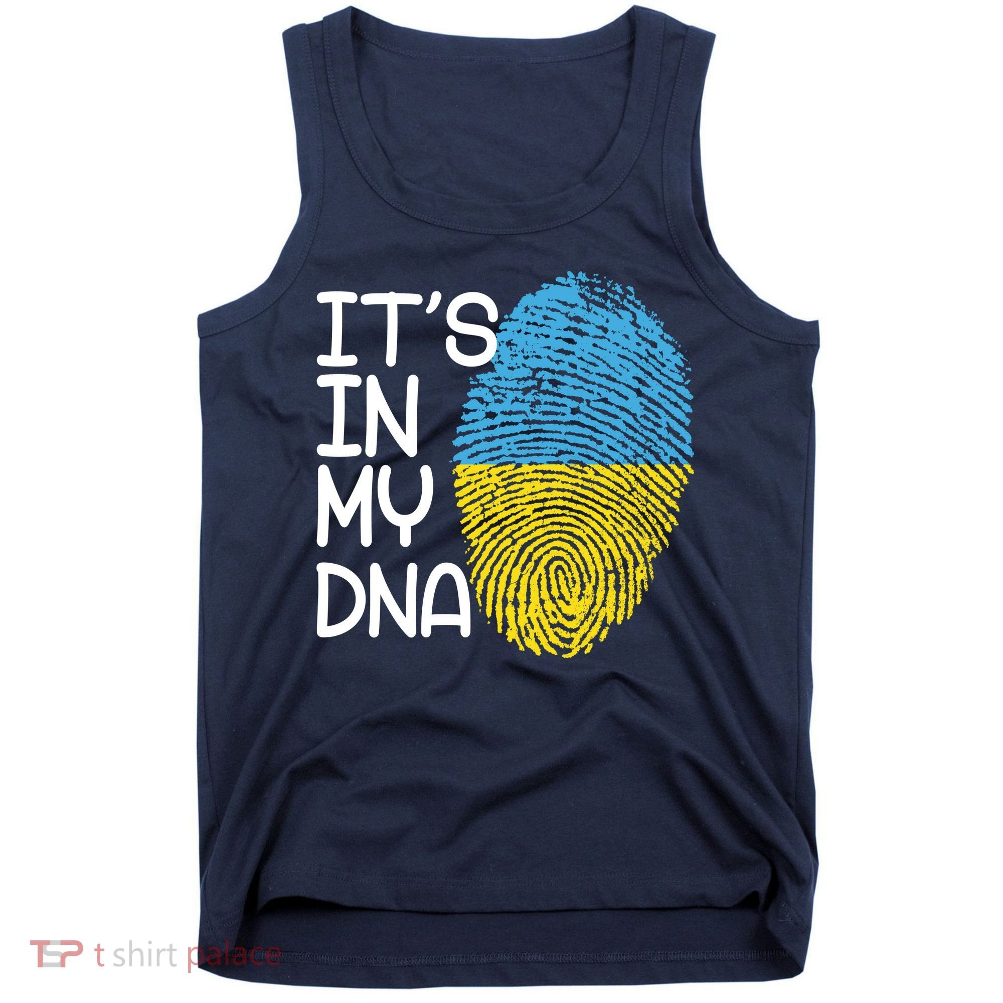 It's In My DNA Ukraine Fingerprint Tank Top