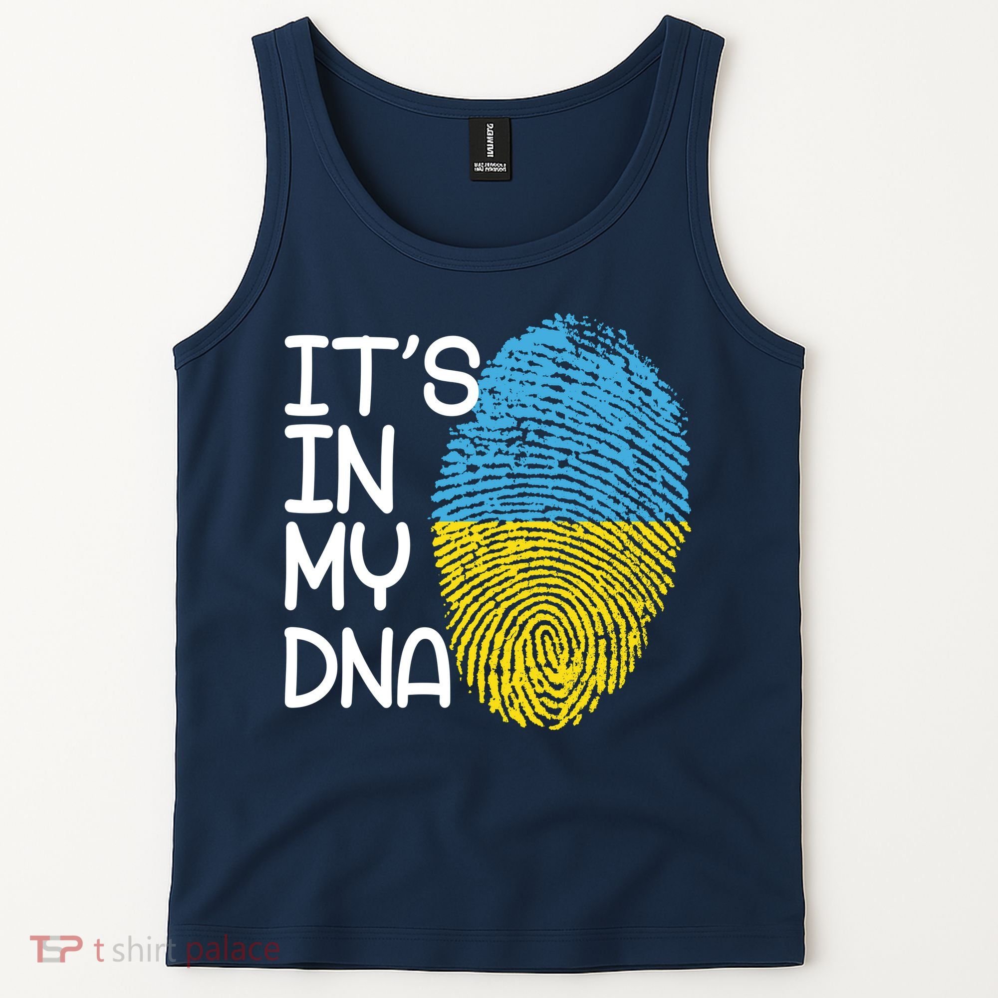 It's In My DNA Ukraine Fingerprint Tank Top