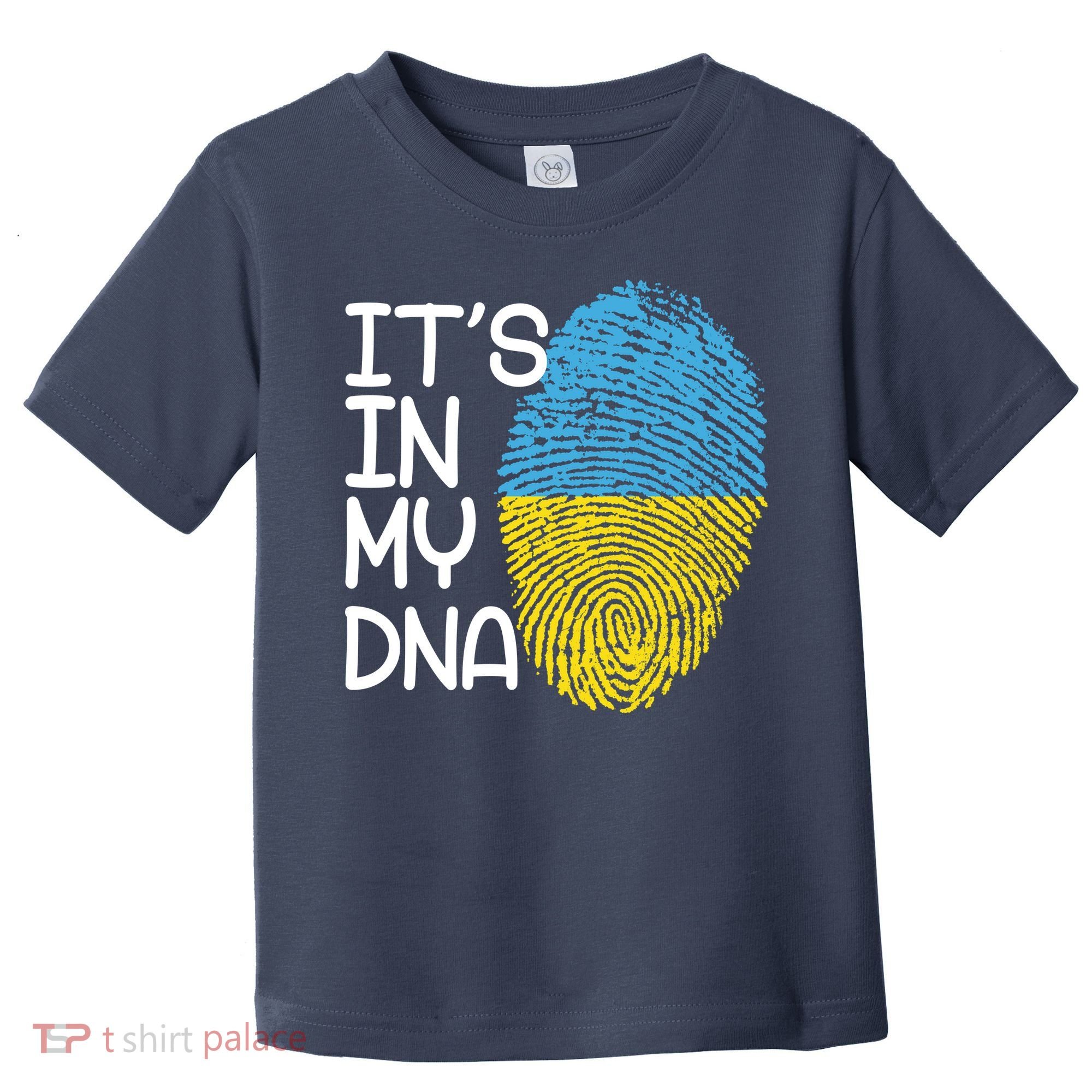 It's In My DNA Ukraine Fingerprint Toddler T-Shirt