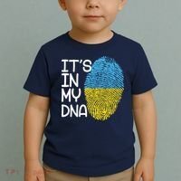 It's In My DNA Ukraine Fingerprint Toddler T-Shirt thumb 2