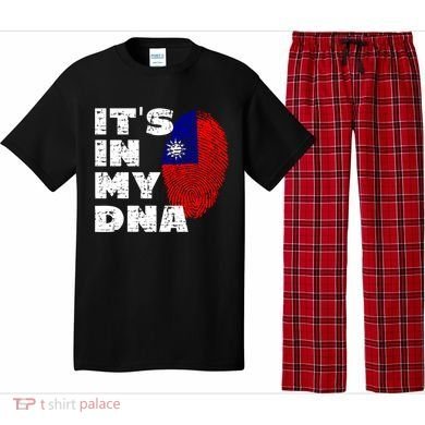 Its In My Dna Taiwan Flag Gift Pajama Set