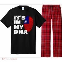 Its In My Dna Taiwan Flag Gift Pajama Set thumb 0