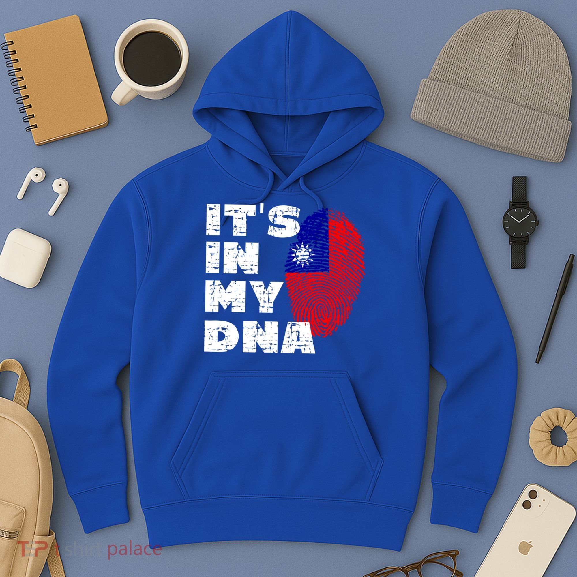 Its In My Dna Taiwan Flag Gift Hoodie
