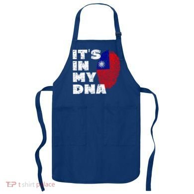 Its In My Dna Taiwan Flag Gift Apron