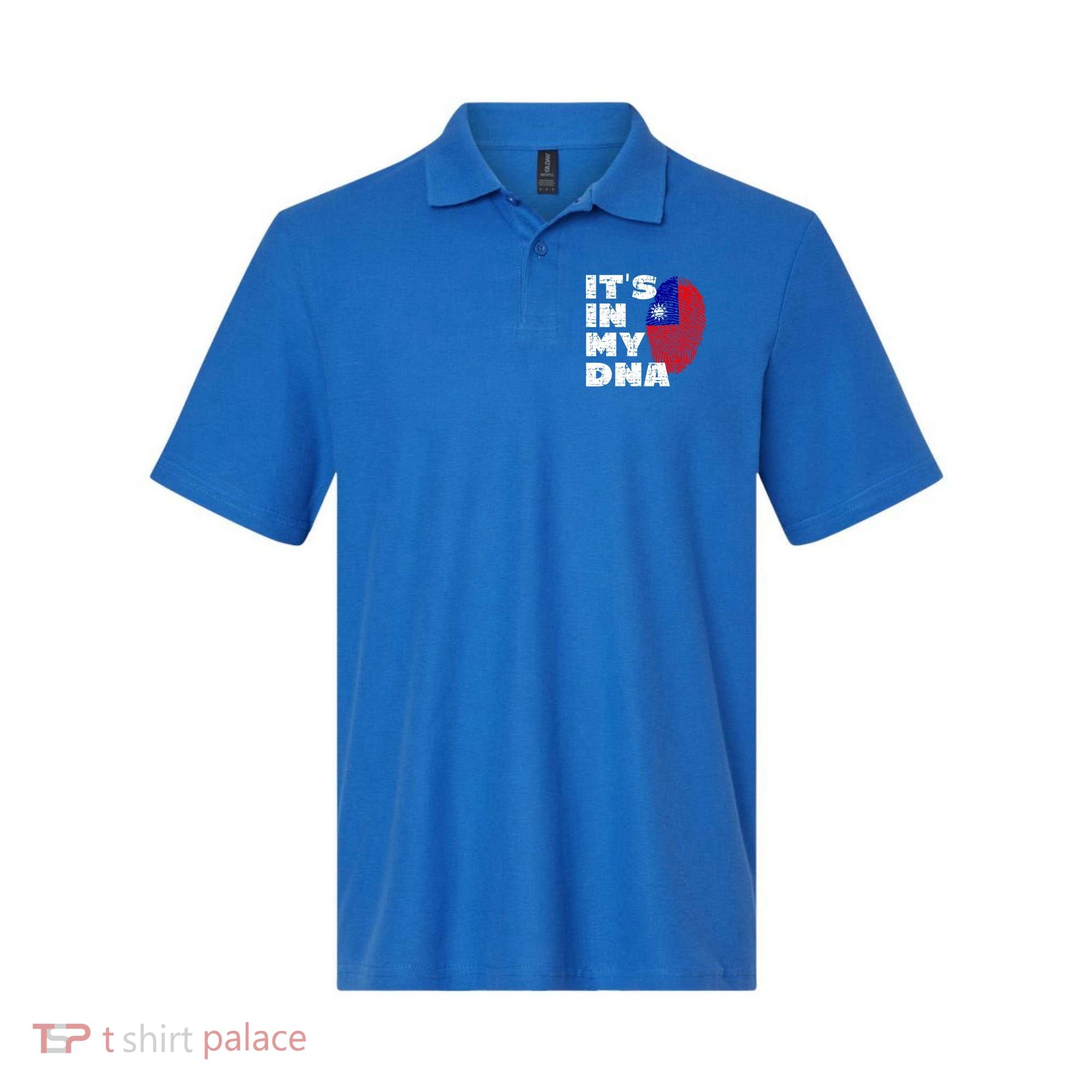 Its In My Dna Taiwan Flag Gift Polo