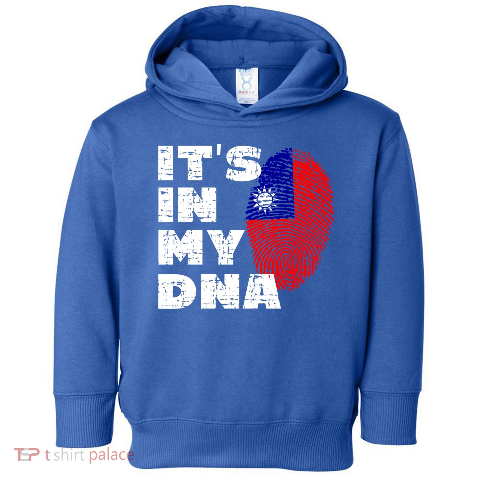 Its In My Dna Taiwan Flag Gift Toddler Hoodie