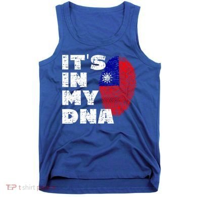 Its In My Dna Taiwan Flag Gift Tank Top