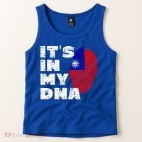 Its In My Dna Taiwan Flag Gift Tank Top thumb 2