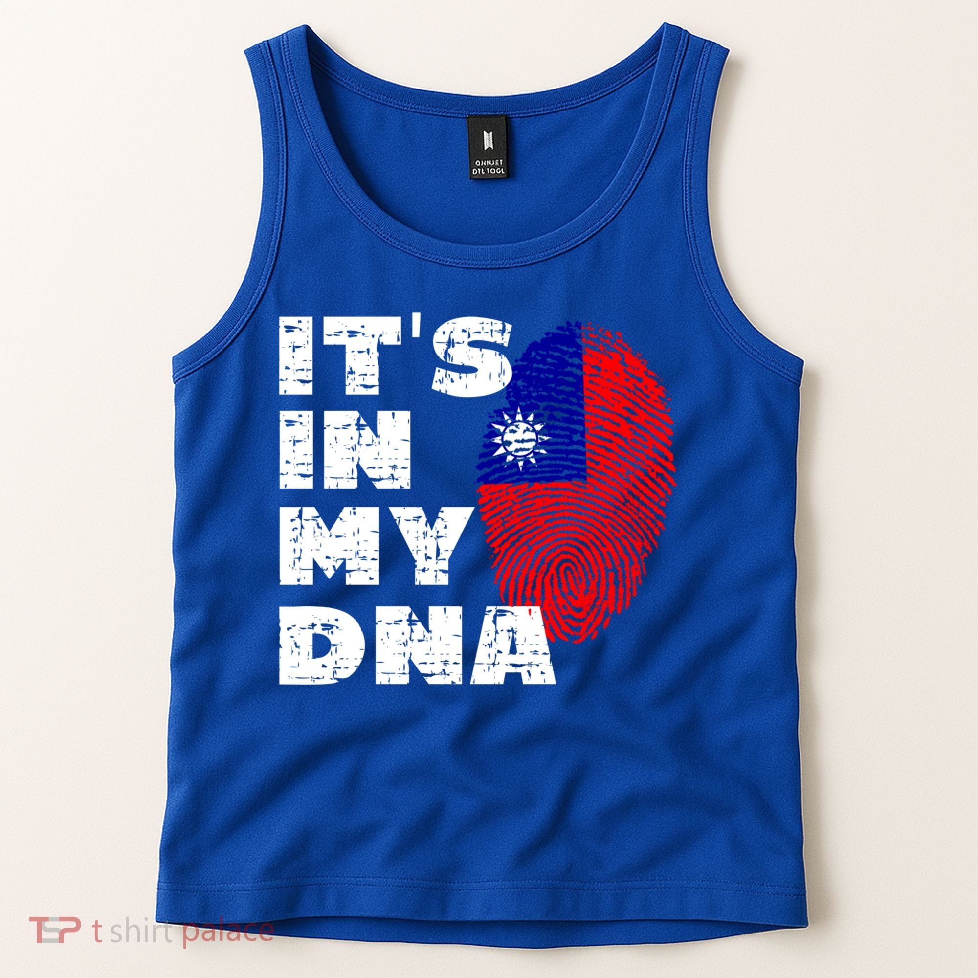 Its In My Dna Taiwan Flag Gift Tank Top