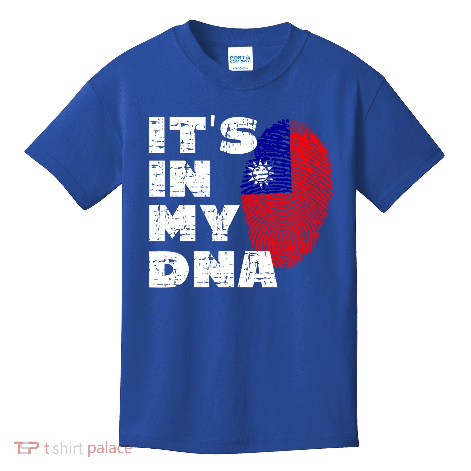 Its In My Dna Taiwan Flag Gift Kids T-Shirt