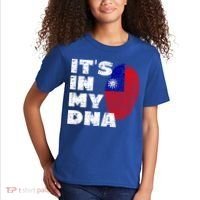 Its In My Dna Taiwan Flag Gift Kids T-Shirt thumb 2