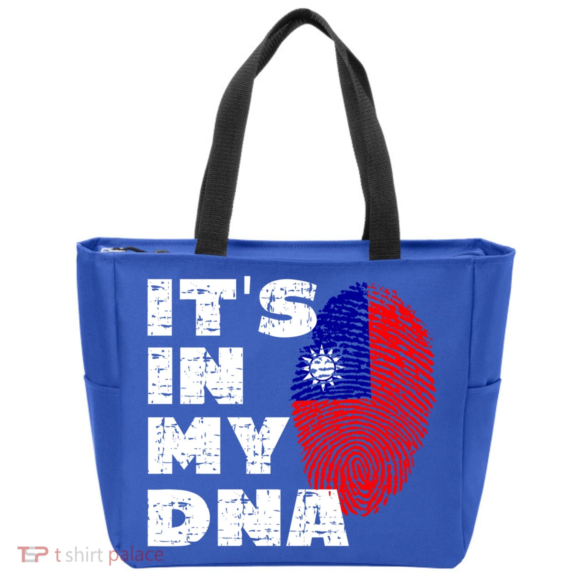 Its In My Dna Taiwan Flag Gift Tote Bag
