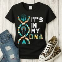 ItS In My Dna Indigenous PeopleS Day Native American Women's T-Shirt thumb 3