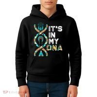 ItS In My Dna Indigenous PeopleS Day Native American Kids Hoodie thumb 4