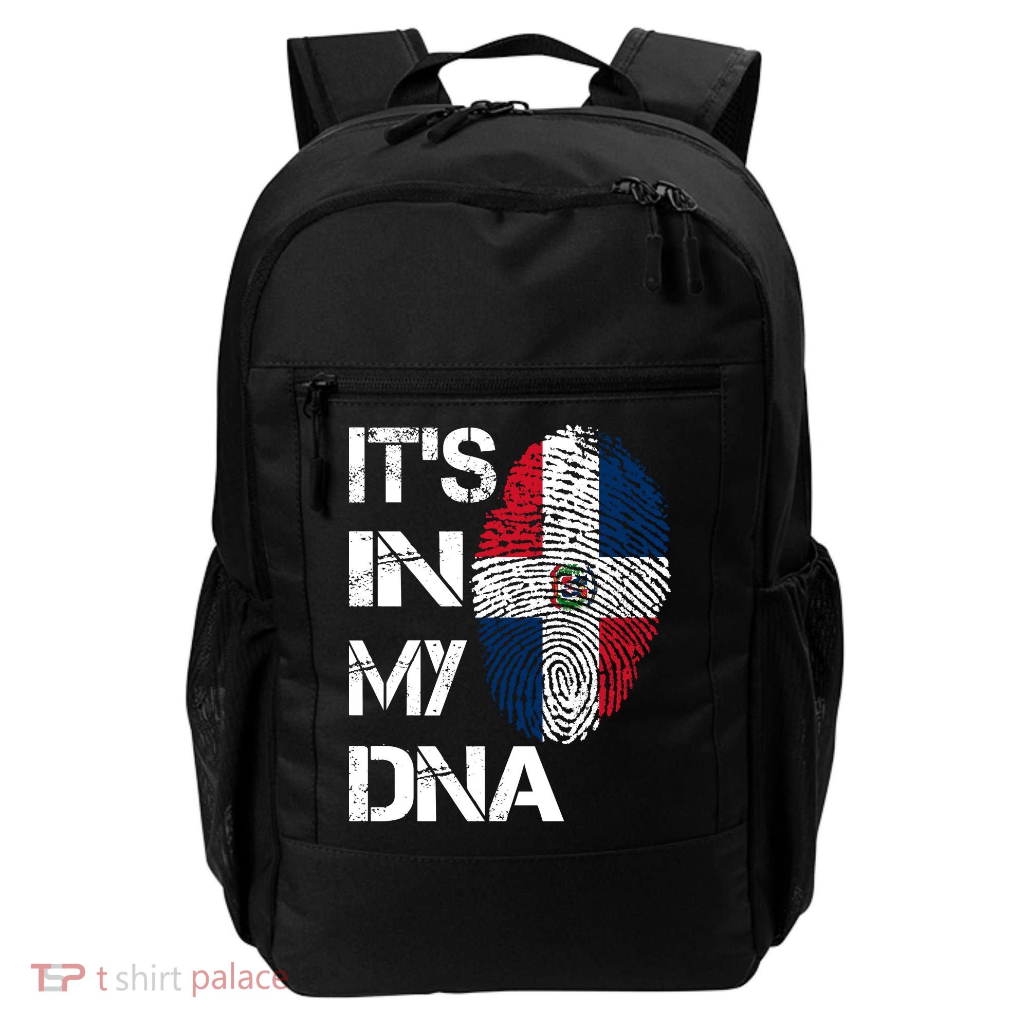 IT'S IN MY DNA Dominican Republic Flag Pride Gift Backpack