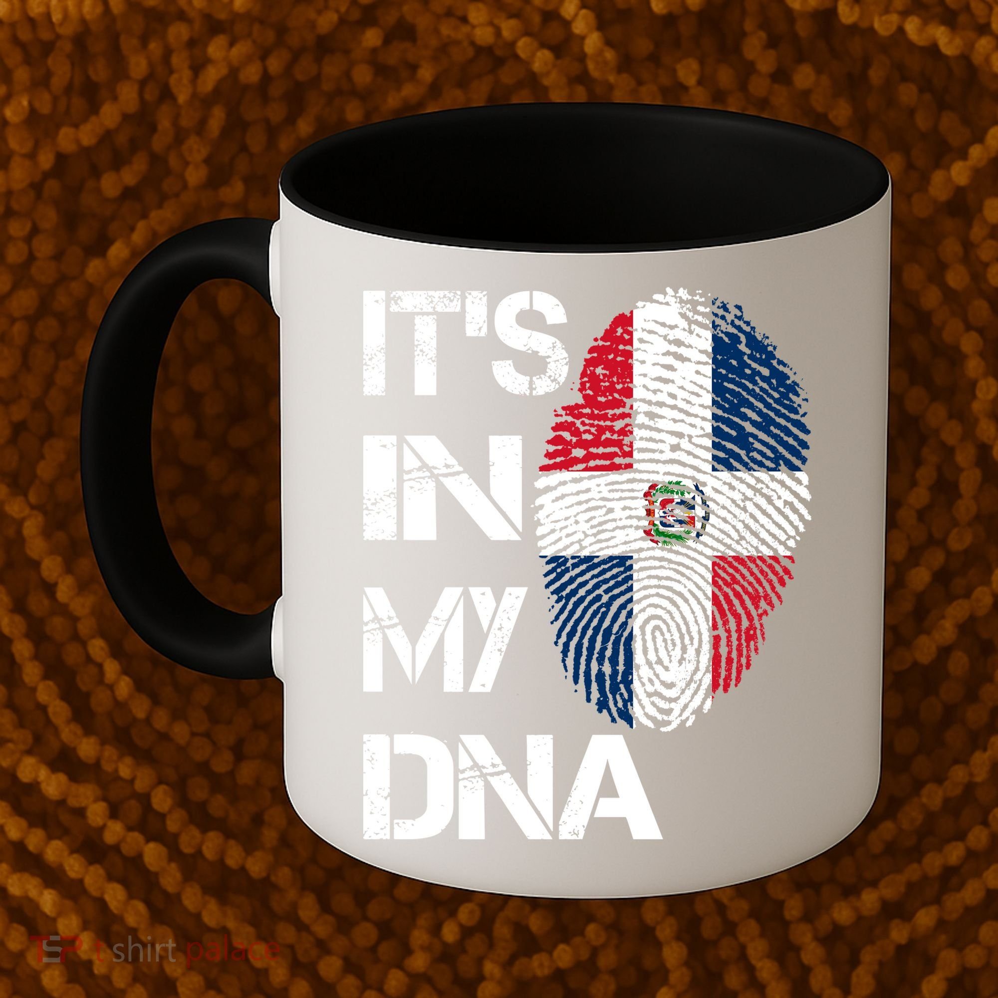IT'S IN MY DNA Dominican Republic Flag Pride Gift Coffee Mug