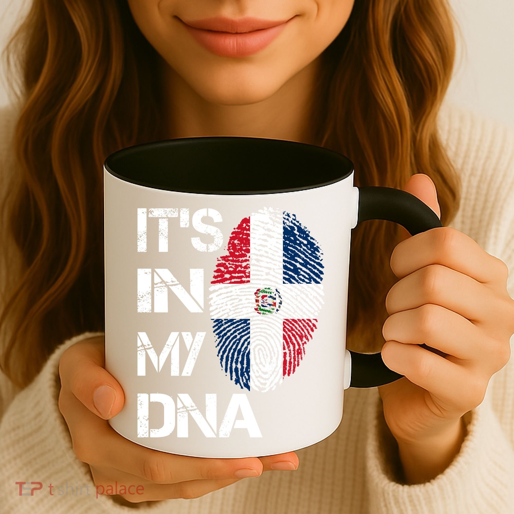 IT'S IN MY DNA Dominican Republic Flag Pride Gift Coffee Mug