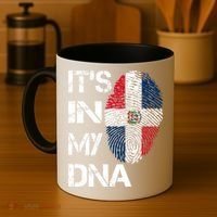 IT'S IN MY DNA Dominican Republic Flag Pride Gift Coffee Mug thumb 4