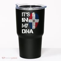 IT'S IN MY DNA Dominican Republic Flag Pride Gift Tumbler thumb 0