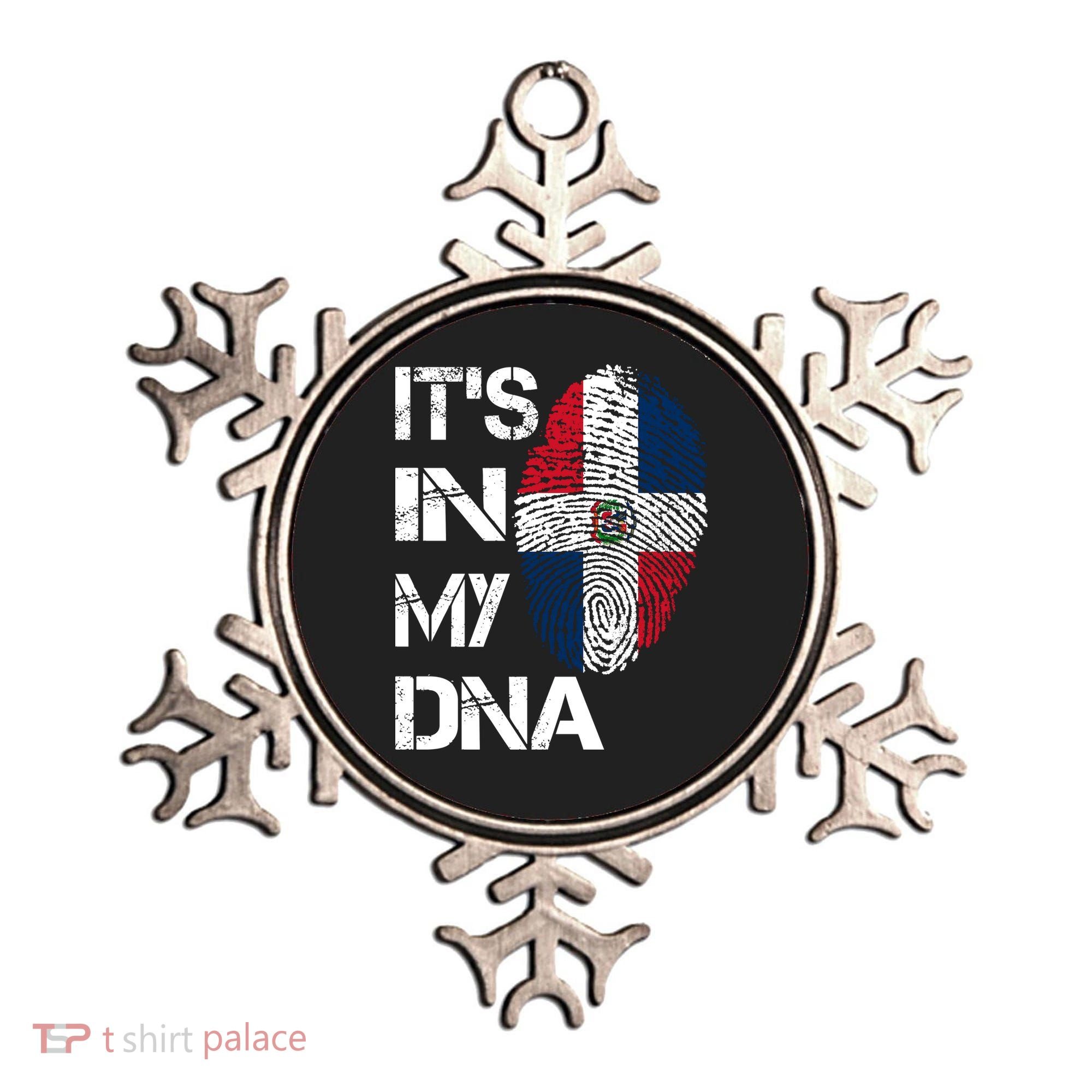 IT'S IN MY DNA Dominican Republic Flag Pride Gift Ornament