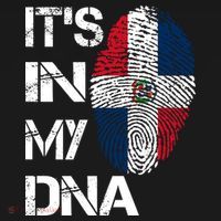 IT'S IN MY DNA Dominican Republic Flag Pride Gift Ornament thumb 1