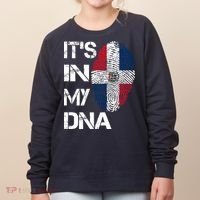 IT'S IN MY DNA Dominican Republic Flag Pride Gift Women's Sweatshirt thumb 0