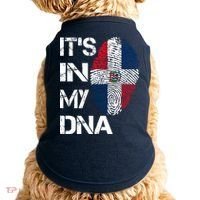 IT'S IN MY DNA Dominican Republic Flag Pride Gift Doggie Tank thumb 0