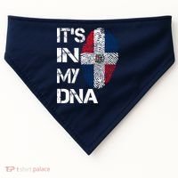 IT'S IN MY DNA Dominican Republic Flag Pride Gift USA-Made Doggie Bandana thumb 0