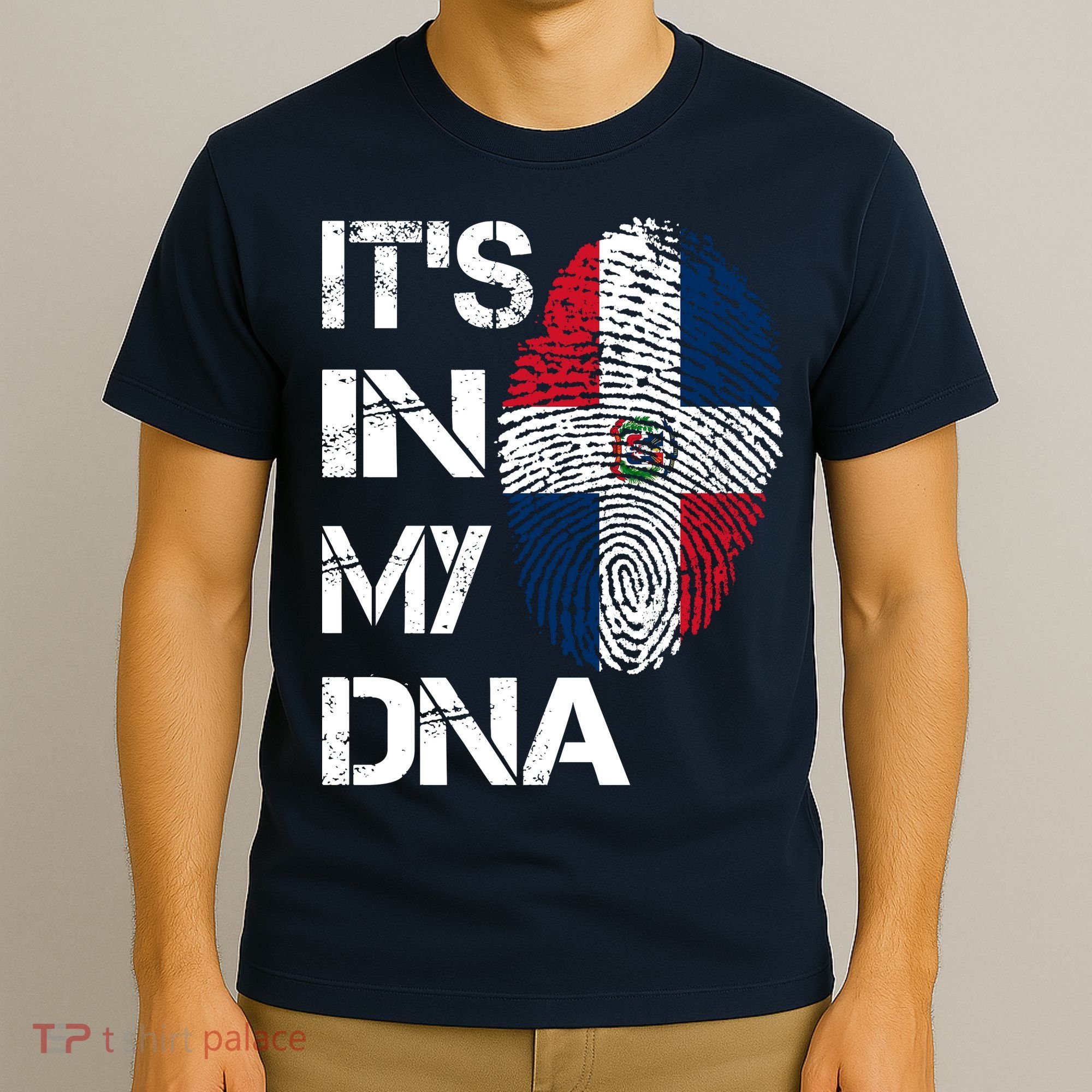IT'S IN MY DNA Dominican Republic Flag Pride Gift T-Shirt