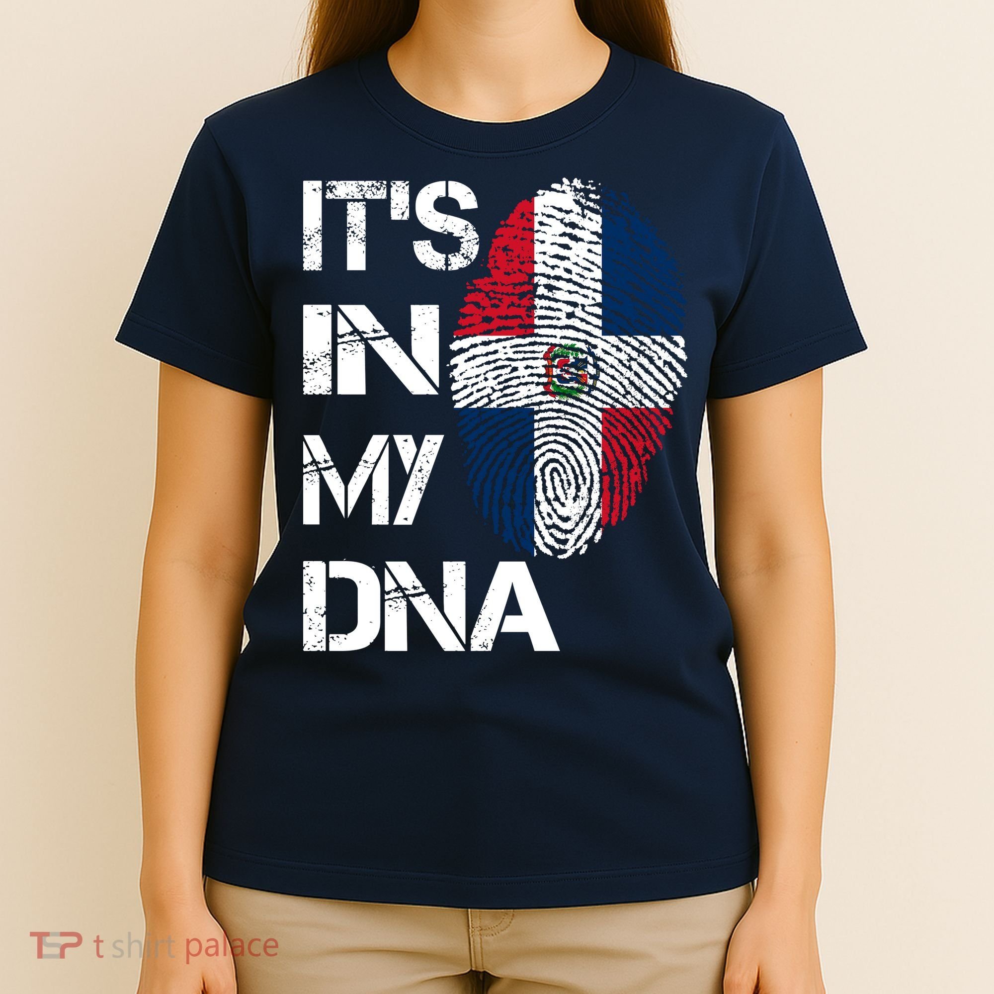 IT'S IN MY DNA Dominican Republic Flag Pride Gift T-Shirt