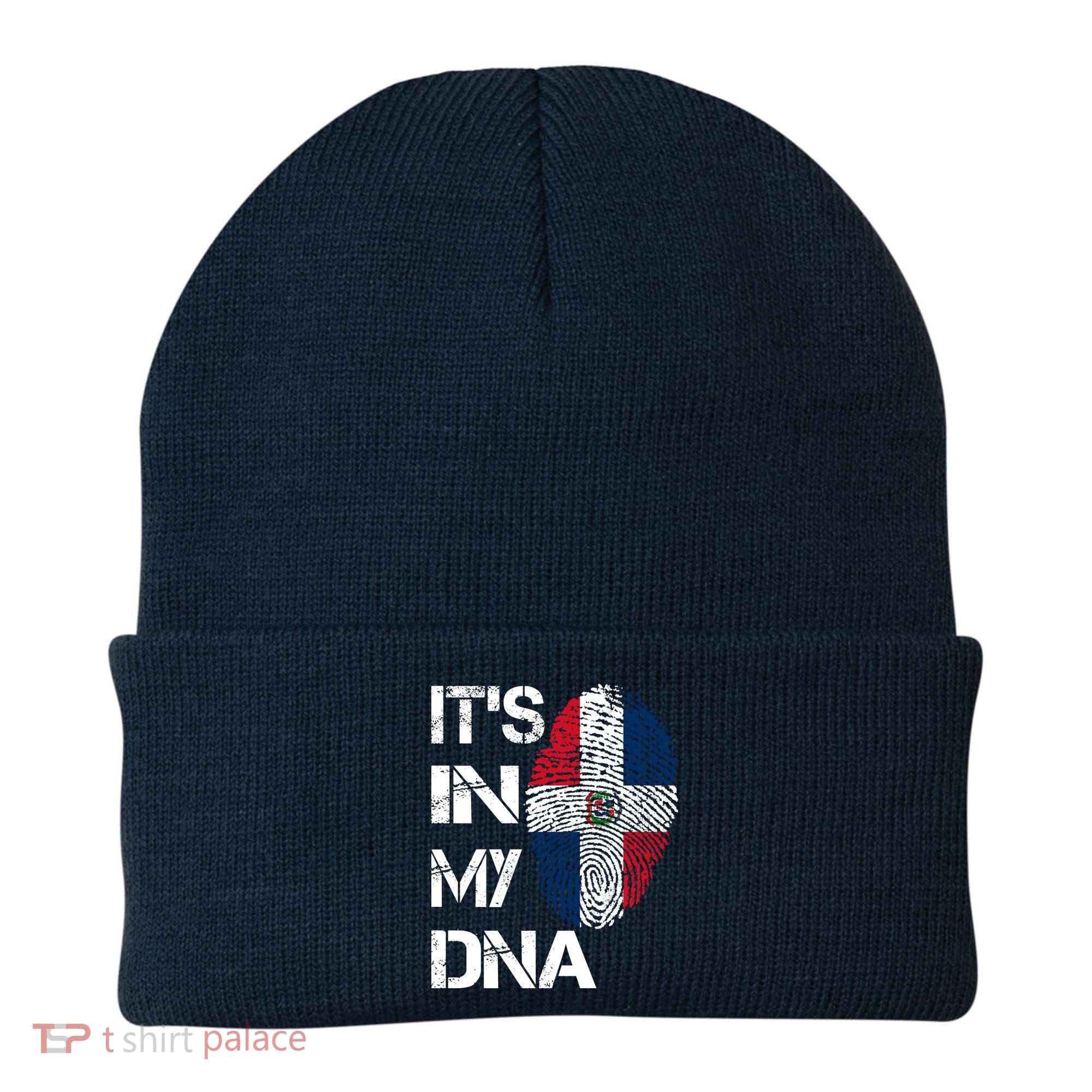 IT'S IN MY DNA Dominican Republic Flag Pride Gift Beanie