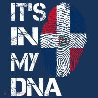 IT'S IN MY DNA Dominican Republic Flag Pride Gift Women's Hoodie thumb 2