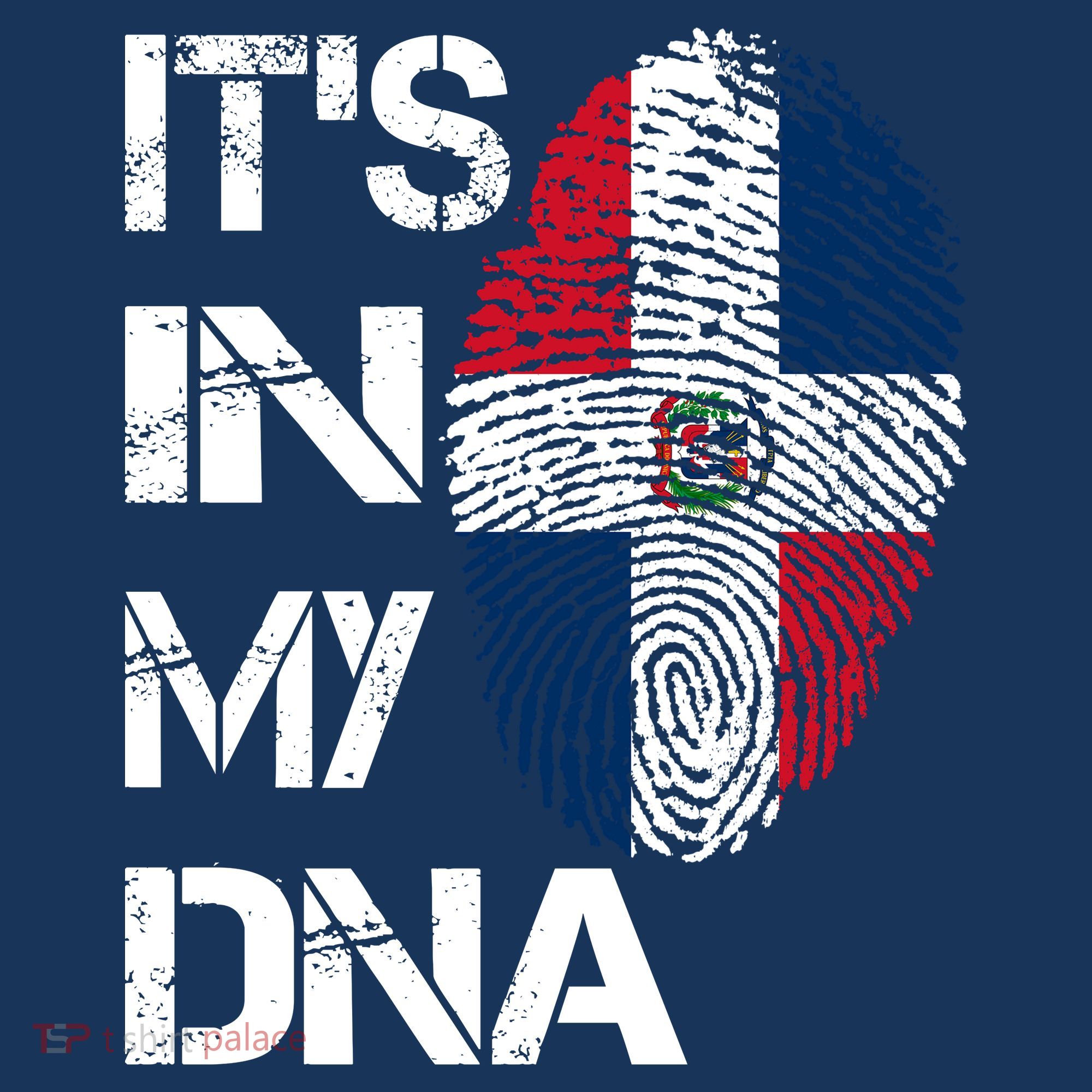 IT'S IN MY DNA Dominican Republic Flag Pride Gift Women's Hoodie