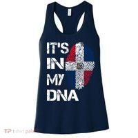 IT'S IN MY DNA Dominican Republic Flag Pride Gift Women's Tank Top thumb 0