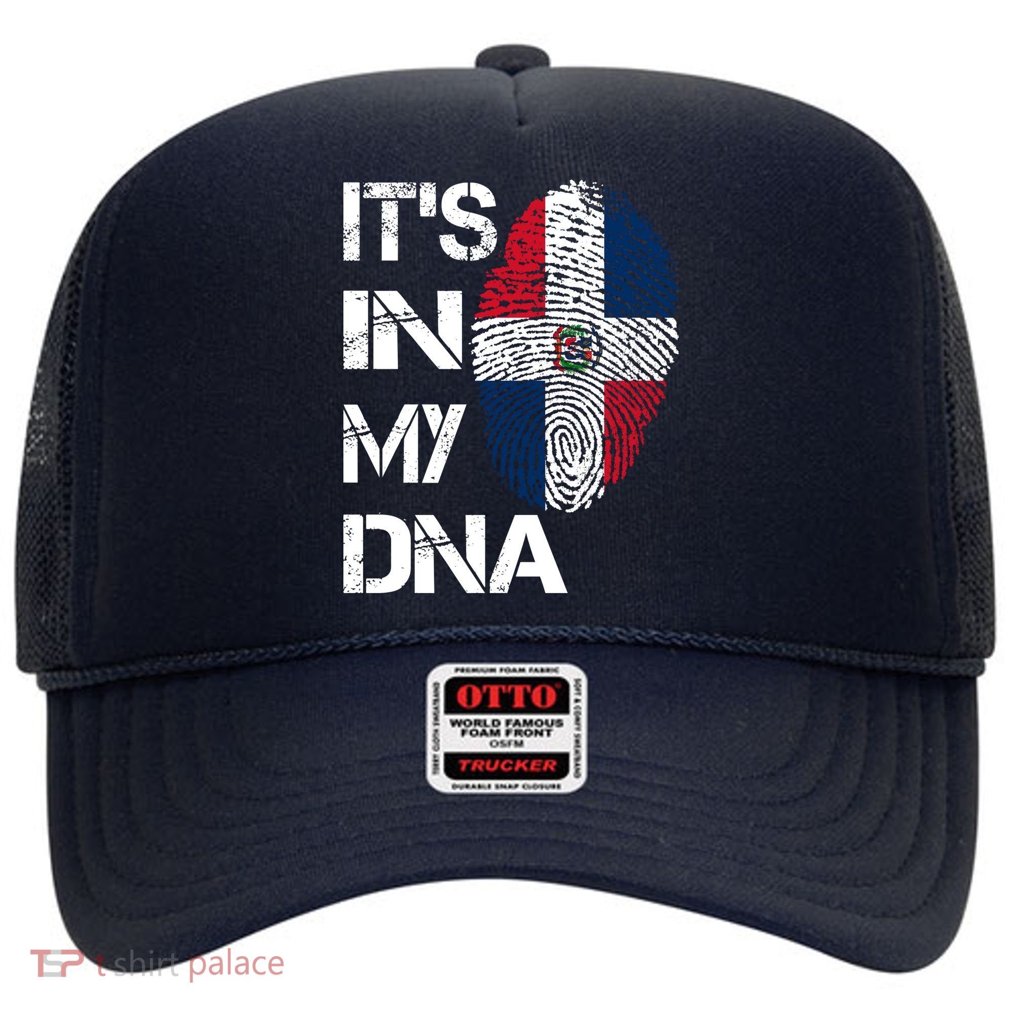 IT'S IN MY DNA Dominican Republic Flag Pride Gift Hat